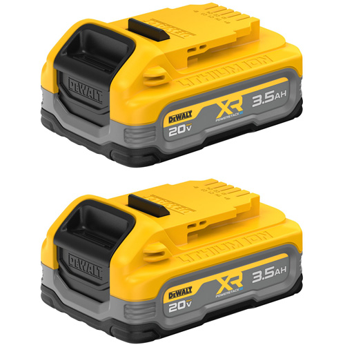 Ensemble de deux bloc-piles POWERSTACK XR , Lithium-ion, 20 V, 3.5 Ah Superchem Industries