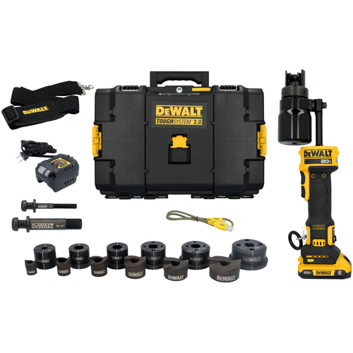 Hydraulic Knockout Tool Kit with 1/2'' - 2'' Punches & Dies Superchem Industries