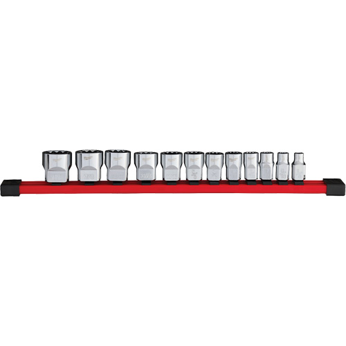 12-Point SAE Socket Set, 12 Pcs, 3/8" Drive Size Superchem Industries