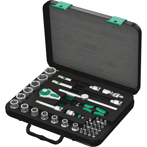 Jeu de cliquets rapides Zyklop 8100 SB 4, 38 Mcx, Prise de 3/8" Superchem Industries