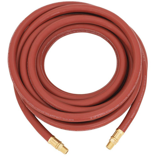 AH3850RB Hose, Air, Rubber, 3/8" dia. x 50', 300 psi, 1/4 NPT Superchem Industries
