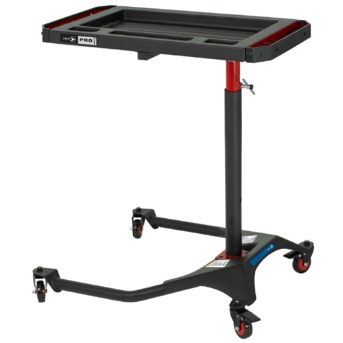 JUHT-100A Adjustable-Height Under-Hood ABS Tool Tray, 0 Drawers, 18-7/10" L x 31-17/20" W x 48-2/5" H, Black Superchem Industries