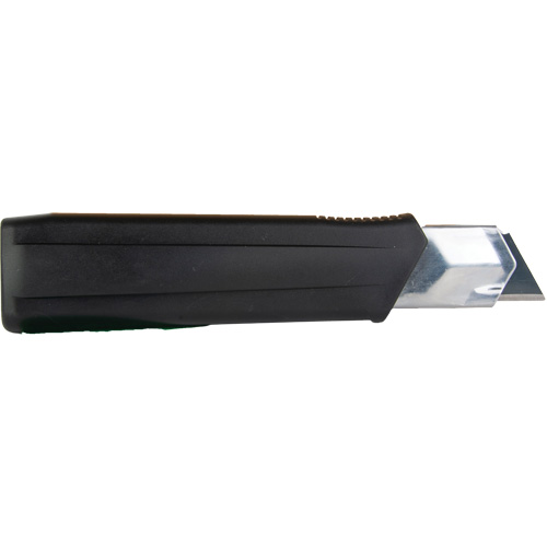 Couteau r&eacute;tractable de 25 mm, Acier inoxydable, Robuste, Prise en Caoutchouc Superchem Industries