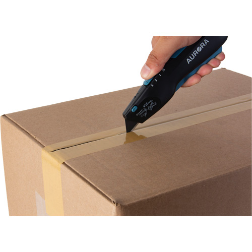 Retractable Safety Knife , Stainless Steel, Heavy-Duty, Plastic/Aluminum Handle Superchem Industries