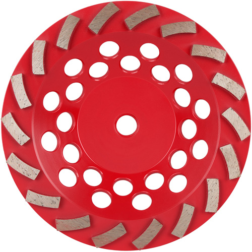 Meule boisseau diamant&eacute;e &agrave; 18 segments Turbo DIAMOND MAX Superchem Industries