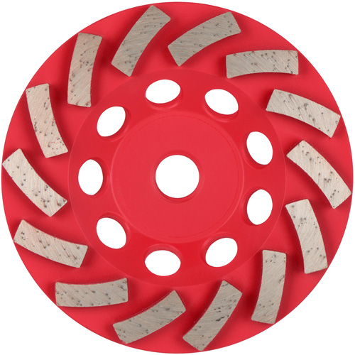 Meule boisseau diamant&eacute;e &agrave; 14 segments Turbo DIAMOND MAX Superchem Industries