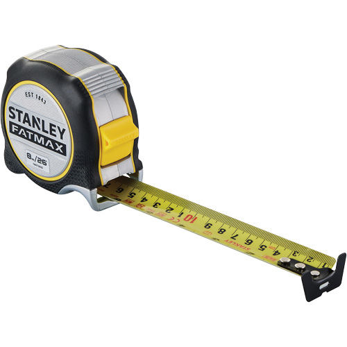 Ruban &agrave; mesurer de premi&egrave;re qualit&eacute; FATMAX, 1-1/4" x 26', Marques de goujon Imp&eacute;rial Superchem Industries