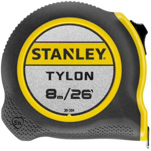 Tylon Tape Measure, 26'/8 m, Imperial & Metric Graduations Superchem Industries
