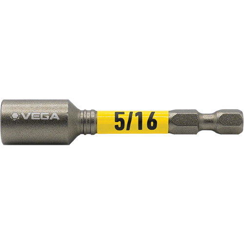 Tourne-&eacute;crou Impactech, Embout 5/16", Prise 1/4", 2-9/16" lo, Magn&eacute;tique Superchem Industries