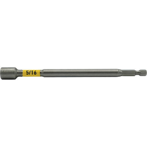 Impactech&reg; Nut Driver, 5/16" Tip, 1/4" Drive, 6" L, Magnetic Superchem Industries