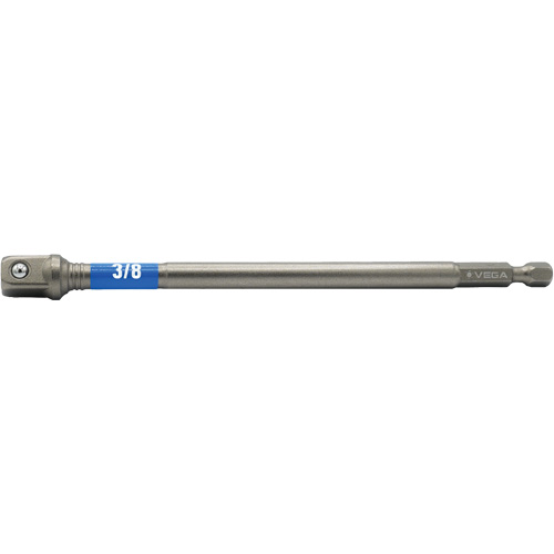 Impactech&reg; Impact Socket Adapter, 1/4" Drive Size, 3/8" Male Size, 6" L Superchem Industries