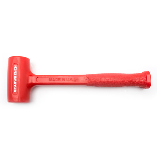 One-Piece Standard Head Dead Blow Hammer, 38 oz., Textured Grip, 15-1/4" L Superchem Industries