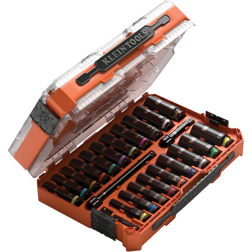 KNECT Drive Socket Set, 23 Pcs, Impact, 3/8" Drive Size, Deep Superchem Industries
