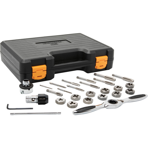 Metric Ratcheting Tap & Die Set, 27 Pieces Superchem Industries