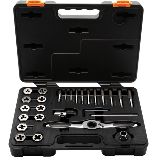 Metric Ratcheting Tap & Die Set, 27 Pieces Superchem Industries