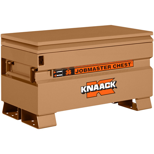 Model 36 Jobsite Chest with Padlock, 36" x 19" x 21-1/2", Steel, Tan Superchem Industries