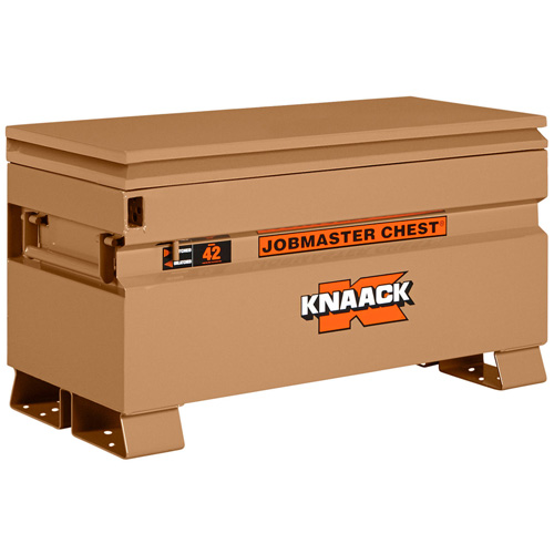 Model 42 Jobsite Chest with Padlock, 42" x 19" x 23-3/8", Steel, Tan Superchem Industries