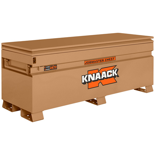 Model 2472 Jobsite Chest with Padlock, 72" x 24" x 28-1/4", Steel, Tan Superchem Industries