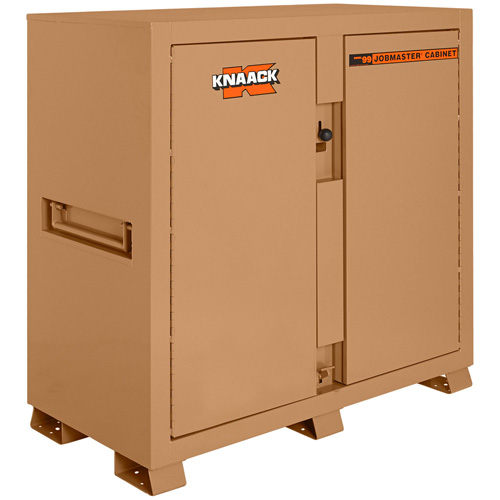 Armoire de chantier mod&egrave;le 99 avec deux portes et deux cadenas, Acier, 59,4 pi³, Havane Superchem Industries