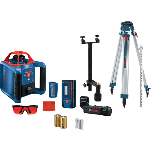 Ensemble laser rotatif horizontal/vertical auto-nivelant, 670 N.m Superchem Industries