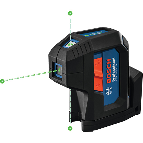Laser dalignement autonivelant &agrave; faisceau vert &agrave; trois points Superchem Industries