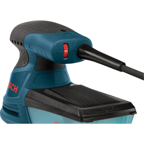 Palm Random Orbit Sander/Polisher, 5" Sand Paper, 2.5 A, 120 V Superchem Industries