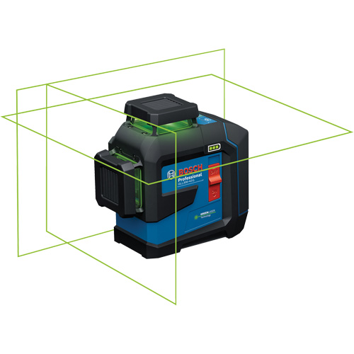 Laser dalignement/nivellement 360 &agrave; faisceau vert &agrave; trois points Superchem Industries