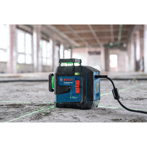 Laser dalignement/nivellement 360 &agrave; faisceau vert &agrave; trois points Superchem Industries
