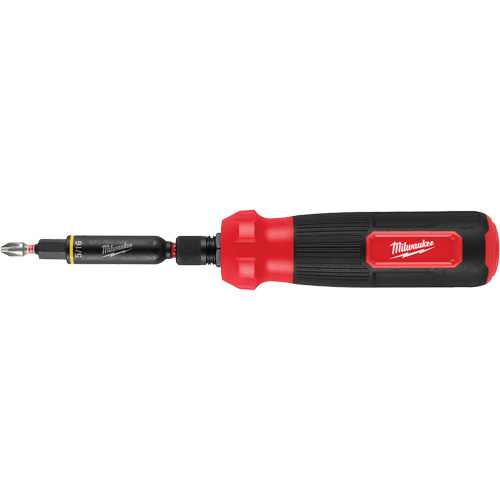 8-IN-1 Multi-Bit & Nut Driver with SHOCKWAVE Impact Duty Bits & Nut Drivers, 8-1/3" L, Cushion Grip Handle Superchem Industries