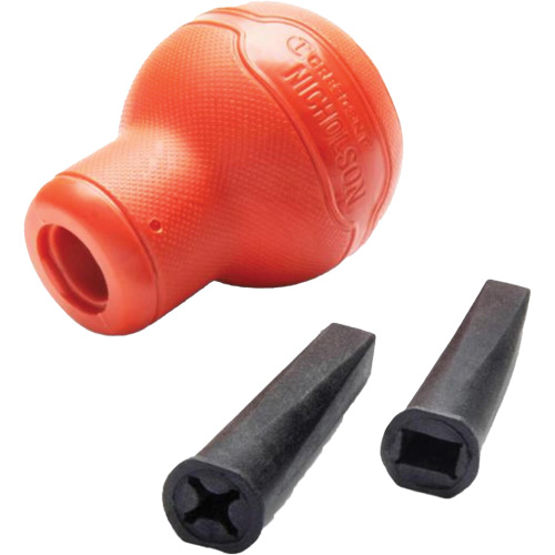 Manche de lime rond court avec inserts Superchem Industries