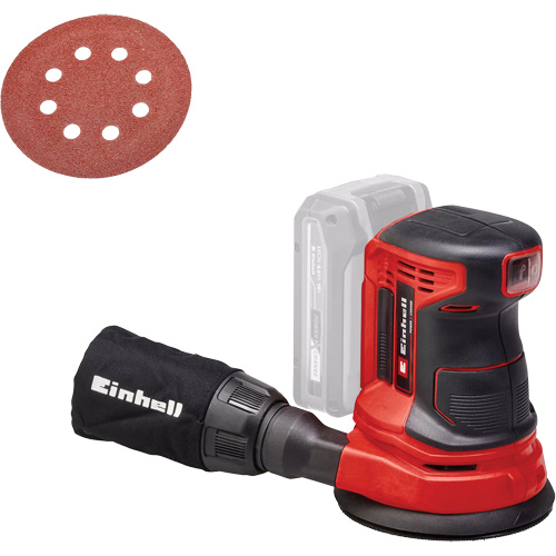 Cordless Random Orbit Sander (Tool Only), 5" Sand Paper, 18 V, 14000 - 22000 OPM Superchem Industries