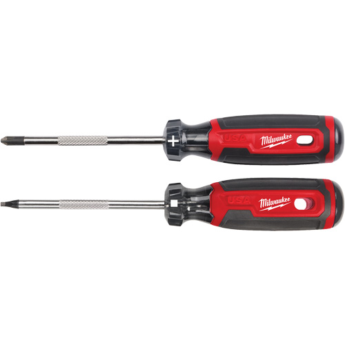 Cushion Grip Screwdriver Set, 2 Pcs. Superchem Industries