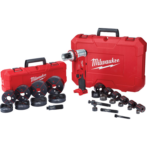 M18 FORCE LOGIC 6-Ton Knockout Tool 1/2" to 4" Superchem Industries