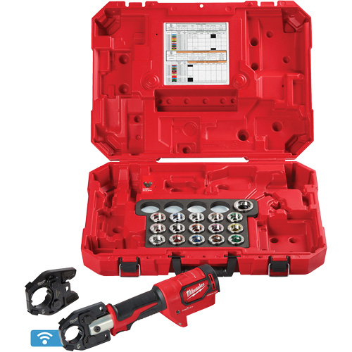 Sertisseuse M18 FORCE LOGIC 600 MCM Cu avec matrices et m&acirc;choire &eacute;tendue 750 MCM Superchem Industries