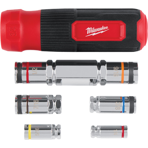 7-in-1 HOLLOWCORE Multi-Nut Driver, 9-9/100" L, Magnetic Superchem Industries