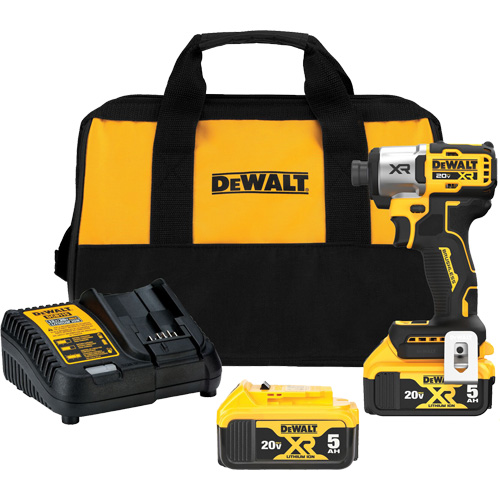MAX* XR&reg; 3-Speed Impact Driver Kit, 1/4", 1825 in-lbs Max. Torque, 20 V, Lithium-Ion Superchem Industries