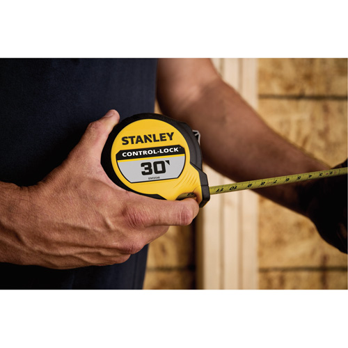CONTROL-LOCK Tape Measure, 25 mm x 30', Imperial Graduations Superchem Industries