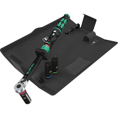 Ensemble cl&eacute; dynamom&eacute;trique Click-Torque Lock C 3 jeu 1 pour changement de roue, 6 Mcx, Prise de 1/2", Profond Superchem Industries