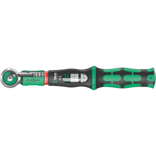 Safe-Torque A 1 Torque Wrench, Click, 1/4" Square Drive, 2 - 9 lbf. Ft Superchem Industries