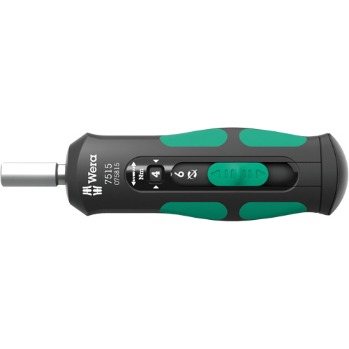 Tournevis dynamom&eacute;trique &agrave; couple s&eacute;curis&eacute; et vitesse rapide Kraftform, Gamme de couple 2 - 6 Nm, 5-4/5" Longueur Superchem Industries