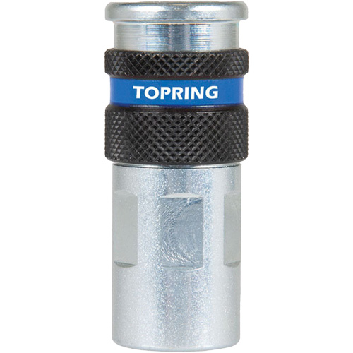QUIKSILVER 2 Industrial Quick Coupler, Zinc-Plated Steel, 1/4", Female NPT, 362 PSI Superchem Industries