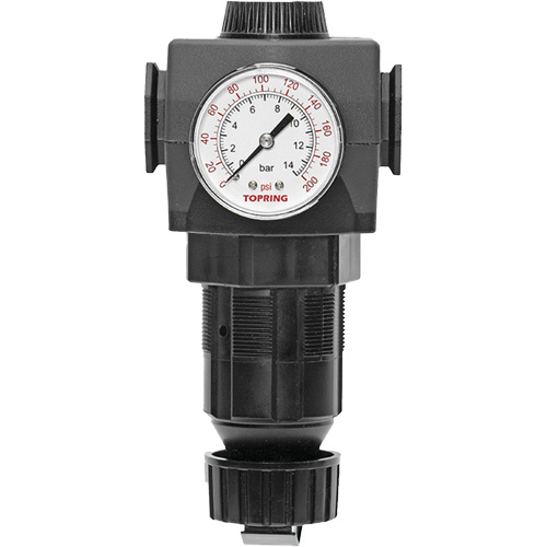 MODULAIR 400 Zinc Diaphragm Regulator, 1/2" NPT, 300 psi Max. PSI, In Line/Modular Superchem Industries