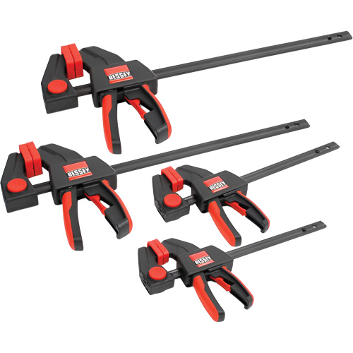 4-Piece Medium & Large Trigger Clamps Set, 12" (304.8 mm)/6" (152.4 mm) Superchem Industries