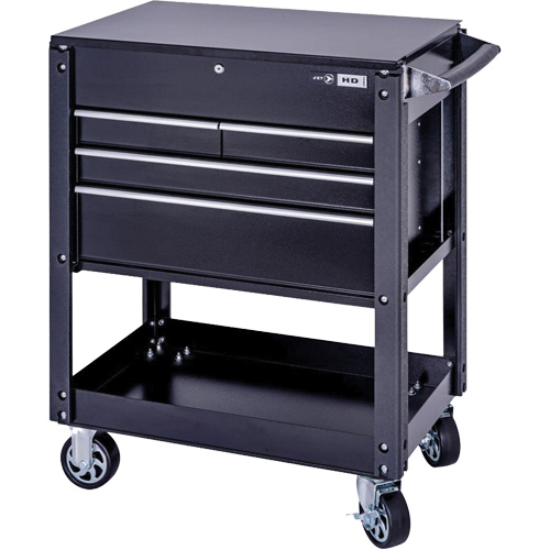 Heavy Duty Service Cart JTC-30194, 4 Drawers, 20-1/2" L x 35" W x 40-1/2" H Superchem Industries