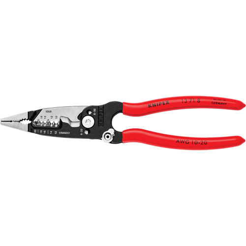 Pince &agrave; d&eacute;nuder forg&eacute;e, 8" lo, 10 - 20 AWG Superchem Industries