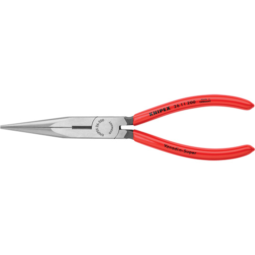 Long Nose Pliers with Cutter, 8" L Superchem Industries