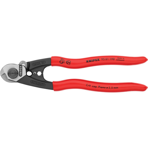 Cisaille pour c&acirc;bles m&eacute;talliques, 7-1/2" Superchem Industries
