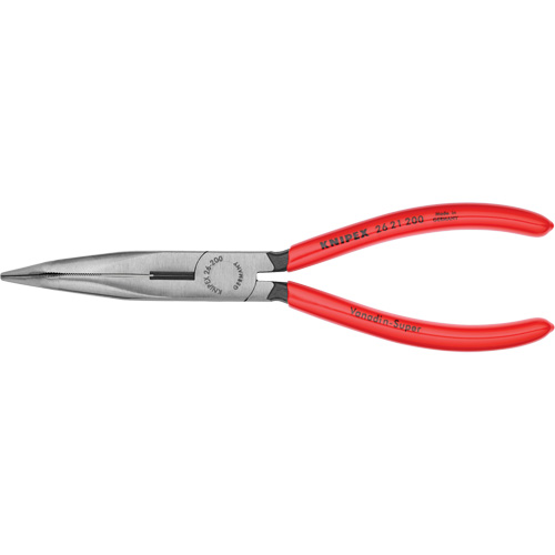 Pince &agrave; bec long coud&eacute; 40° avec coupe-fil, 8" lo Superchem Industries