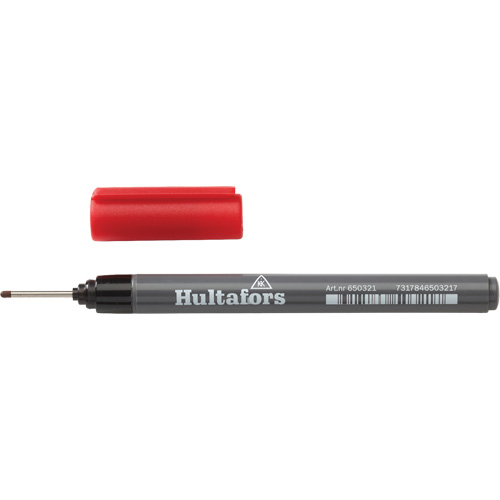 Ink Deep-Hole Marker, Red, Marker Superchem Industries