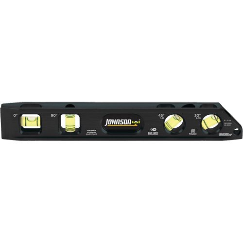 Billet Torpedo Level, 9" L, Aluminum, 4 Vials, Magnetic Superchem Industries